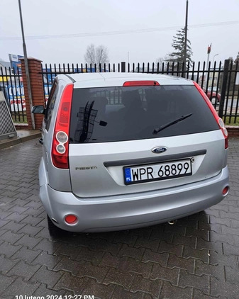 Ford Fiesta cena 5500 przebieg: 310000, rok produkcji 2006 z Kleczew małe 497